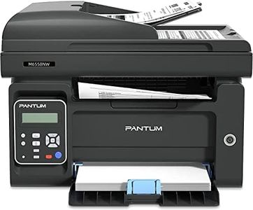 PANTUM M6558NW Stampante Laser Multifunzione bianco e nero, WIFI Monocromatica 3 in 1 stampa, copia e scansione, Wireless con ADF, Velocità di stampa fino a 22 ppm Fogli per Ufficio