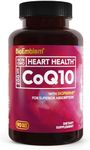 BioEmblem CoQ10 with BioPerine - 200mg Softgels, Superior Absorption - Coenzyme Q10 Antioxidant for Energy Production, Heart Health - Natural Form, Non-GMO CoQ10 Supplement - 90 Count