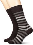 Tommy Hilfiger Mens Classic CLSSC SOCK, Black, 9-11 UK