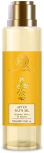 Forest Essentials After Bath Oil Mashobra Honey & Vanilla | Ayurvedic Moisturizing & Nourishing Shower Oil For Body | Purifying, Scented Bath Oil For Women & Men | 130 ml