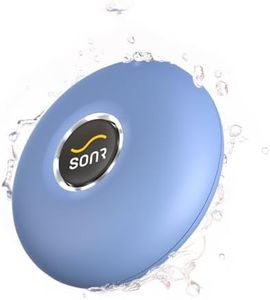 SONR Music, Open-Ear Underwater Music Player for Swimmers, Swimming Headphones, Waterproof Bone Conduction MP3 Player, Underwater Swimming Headphones with Bluetooth (Azure Blue)