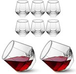 KELVEE Stemless Glasses Set of 6 Shatterproof Glassware Homes Outdoor bar Glass Ideal for Juice Lemon Soda Wine Scotch Cocktails & Any Beverage