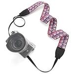 Johotone Camera Strap Universal Camera Shoulder Neck Strap Adjustable Floral Pattern Camera Strap Belt for All DSLR Cameras, 23