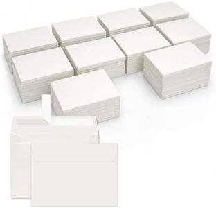 A2 White Envelopes Bulk 1000 Pack 140gsm Self Seal 4 3/8 x 5 3/4 Inch