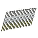 Numax FRN.120-3B500 21 Degree 3'' x .120'' Plastic Collated Brite Finish Full Round Head Smooth Shank Framing Nails (500 Count)