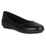 Anita Sarees Women's Ballet Flats Belly Shoes for Casual, Formal & Office Wear Ballerina | Comfortable Slip on Black Bellies for Women & Girls. 1 Pair