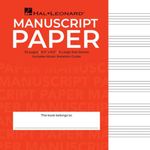 Wide Staff Manuscript Paper (Red Cover)