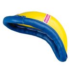 opttiuuq BARBADOS Curved Anatomically Shaped Abdo Box Guard. Cricket Multi-Sport Abdominal Guard. Yellow/Blue (Pack of 1) Mens