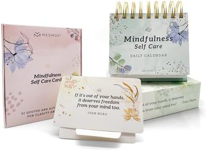 MESMOS Mindfulness Self Care Calendar and Self Care Cards