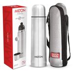 Milton Vacuum Flask for Hot Drink 500 ml (16 oz), Stainless Steel Double Walled Insulated Water Bottle for 24 Hour Hot and Cold Drinks, Leak Proof, BPA Free, Thermosteel Flip Lid