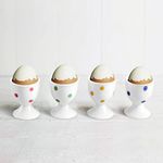 Cinf Ceramic Polka Dots Egg Cup Gif