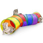 Foodie Puppies Cat Toys Cat Tunnel Pet Tube Collapsible Play Toy Indoor Outdoor Kitty Puppy for Puzzle Exercising Hiding Training Toy | Cats, Kittens, Rabbits, Guinea Pigs & Puppies (Slither Tunnel)