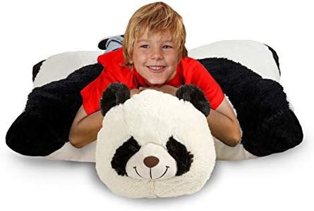 Pillow Pets Jumboz, Panda, 30" Jumbo Folding Plush Pillow