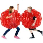 Inflatable Bumper Balls 2 Pack, Human Bubble Bumper Ball Inflatable Body Bumpers, 23.6inch Foldable Portable Inflatable Ball Suit for Family Gathering Games Barbecues Birthdays