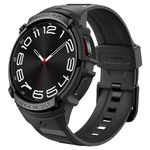 Spigen Rugged Armor Pro Case & Strap Designed for Samsung Galaxy Watch 6 Classic (43mm) - Black