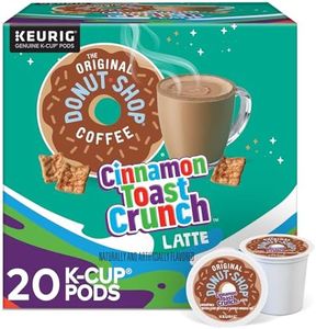 The Original Donut Shop One Step Cinnamon Toast Crunch Latte, Keurig Single Serve K-Cup Pods, 20 Count