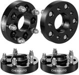 5x4.5 to 5x5 Hubcentric Wheel Spacers for Wrangler 1987-2006,1.25 Inch 4Pcs 5x114.3 to 5x127 Wheel Adapter for Liberty 2002-2012,Cherokee 1984-2001,Nitro 2007-2011 with 1/2-20 Studs & 71.5mm Hub Bore