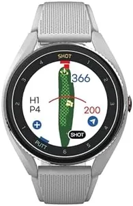 Voice Caddie T9 Premium GPS Golf Watch/Slope Mode/Color Touchscreen/Course View/Green Undulation/Swing Tempo/Auto Score Record /40K Courses