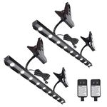 Instahibit Adjustable LED Light for Retractable Banner Stand Trade Show 2 Packs