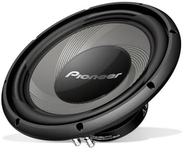 Pioneer TS-A120S4E – Powerful 12” Subwoofer, 1400 Watts Peak Power, Single 4 Ohms Voice Coil for Deep Bass