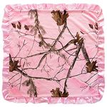 Carstens Realtree AP Baby Blanket, Pink, 34" x 34"