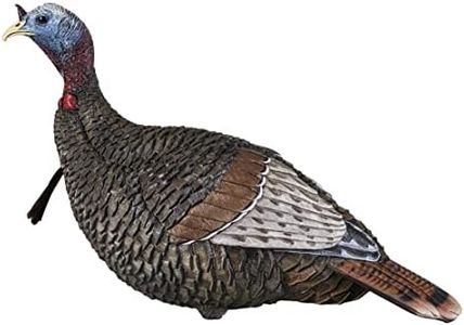 Flextone Hunting Lightweight Ultra Realistic Lifelike Plastic Outdoor Thunder Jake Turkey Decoy - Brown