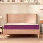 Wakefit Mattress | 10 Years Warranty | Duo Plus Medium Firm & Firm, Diwan Mattress, Foam Mattress, 5-Inch Bed Mattress, Diwan Size Mattress (78x48x5 Inches, Purple)