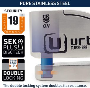 URBAN UR14S Motorcycle Disc Lock – Heavy Duty Anti-Theft Security