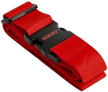 Korjo Luggage Strap, 4.5 Centimeters, Red/White/Blue