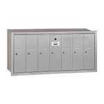 Salsbury Industries 3507ARU Vertical Mailbox Cluster, Aluminum, 40.75 in. W x 19 in. H x 7.5 in. D