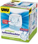 UHU Dehumidifier Ambiance, Moisture Absorber, Fights Moisture and Mould in Living Spaces, White, refillable, 1 Device incl. 1 tab of 450 g