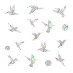 48 Pieces Birds Static Window Cling