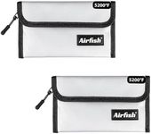Airfish 2 Pack Fireproof Money Bag,