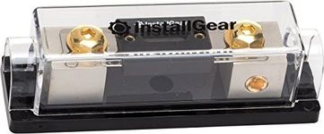 InstallGear 0/2/4 Gauge AWG in-Line ANL Fuse Holder with 150 Amp Fuse