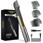 Facial Body Hair Trimmer for Men Women Personal Groomer for Men Pubic Hair Personal Trimmer Back Shavers for Men Pubic Hair Trimmer Women Bikini USB Rechargeable Lighted Hair Cutting Tool by PRITECH