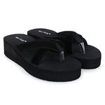 Women Slipper Stylish Comfortable Lightweight Soft Flaxsible Fancy Chappal_017-BLK_6