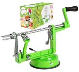 ARSUK Apple Peeler - Potato and Vegetable Peelers for Kitchen, Fruit Peeling Machine, Stainless Steel Corer Cutter Slicer Spiral Peel Tool - Easy to Use