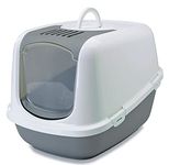 XXL Cat toilet NESTOR JUMBO white-grey specifically for large Cat breeds