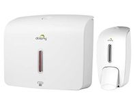 Dolphy White Multifold Mini Hand Tissue Paper Dispenser and soap Dispenser