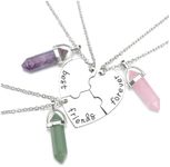 PESOENTH Best Friend Necklace for 2