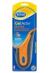 Scholl GelActiv Work Insoles for Women, GelActiv Shock Absorption Insoles for Standing All Day - Insoles for Work Boots or Work Shoes - UK Shoe Size 3.5-7.5, 1 Pair (Packing May Vary)