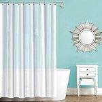 Splash Home Premium Quality Curtain Liner for Bathroom Shower and Bathtub, No Chemical Smell, Waterproof 70” W x 72” H Inches - Crystal Clear