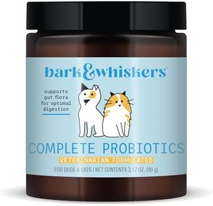 Bark & Whiskers Complete Probiotics, for Dogs and Cats, 3.17 oz (90 g), Supports Immune Function, Digestive Support, Veterinarian Formulated, Non GMO, Dr. Mercola