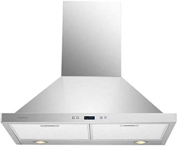 Cavaliere SV218B2-30 inch Wall Mount Range Hood with 900 CFM in Brushed Stainless Steel