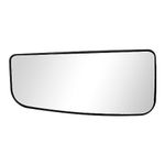 Left Driver Side Towing Mirror Glass Lower, Heated Lower Mirror Glass with Rear Holder, Replacement for Ford F150 Truck 15-20 F250 F350 Super Duty F450 F550 Truck 17-19,FL3Z17K707V FL317K707U （Left）