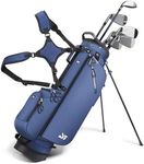 Golf Stand Bag – 2025 Upgraded Version with Cooler Pocket, Glove Patch & Tee Holder, Lightweight Sunday Golf Bag for Men & Women