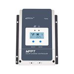 EPEVER 50A MPPT Solar Charge Controller 12V/24V/36V/48V with LCD Display, Open Circuit Voltage up to 150V for Sealed, GEL, Flooded and User - Tracer 5415AN