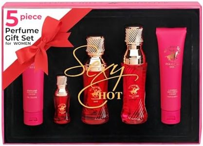 Beverly Hills Polo Club BHPC Perfume Gift Set for Women | 5 Piece Eau de Toilette Body Mist Cream Shower Gel Fragrances (Hot)