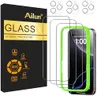 Ailun 3 Pack Screen Protector for iPhone 16 Pro [6.3 inch] + 3 Pack Camera Lens Protector with Installation Frame,Case Friendly Tempered Glass Film,[9H Hardness] - HD