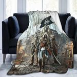 FASHIONDIY Assassin's Creed Blanket Oversized Warm Adult Super Soft Blanket With Soft Anti-pilling Flannel For Adults & Kids 3D Print 60"x50"